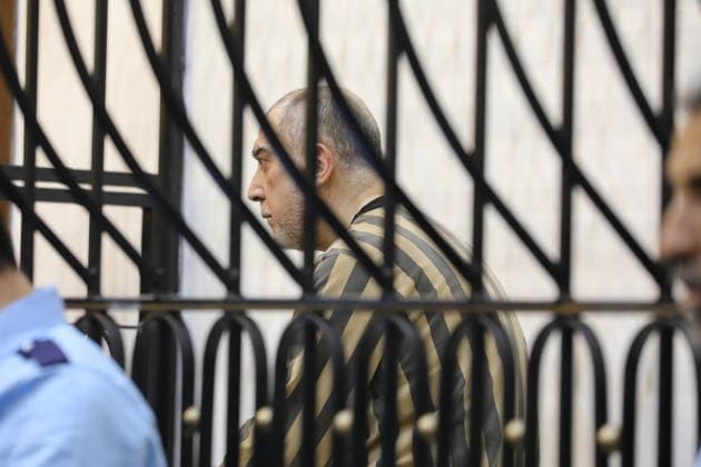 Trial of Atef Najib, who is accused of torture and massacres in Syria, continues DAMASCUS, SYRIA - MAY 10: Atef Najib, the cousin of ousted regime leader Bashar al-Assad and accused of being responsible for torture and massacres committed against the people of Deraa, attends a trial in Damascus, Syria on May 10, 2026. Izz Aldien Alqasem Anadolu Damascus Syria. Editorial use only. Please get in touch for any other usage.  Copyright: x2026xAnadoluxIzzxAldienxAlqasemx