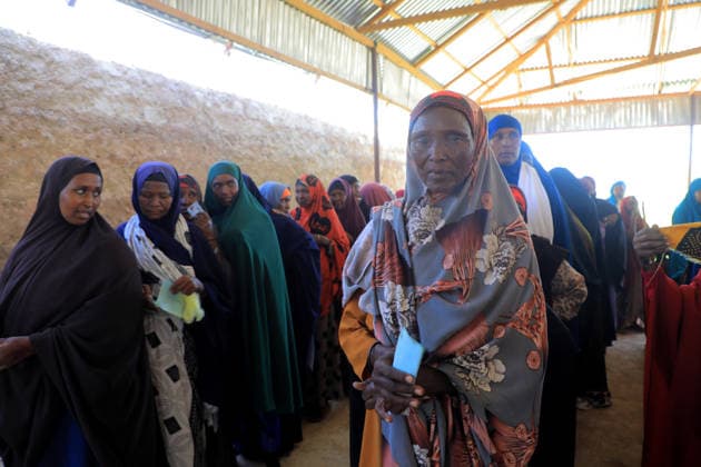 Direct elections are being held outside Mogadishu for the first time in Somalia WAJID, SOMALIA - MAY 10: Voters headed to polling stations from the early hours of the morning in Southwest State, casting their ballots under security measures in Wajid, Somalia on May 10, 2026. Residents of the Wajid district took part in the democratic process by going to voting centers to vote. Mohamud Ismail Kulane Anadolu Wajid Somalia. Editorial use only. Please get in touch for any other usage.  Copyright: x2026xAnadoluxMohamudxIsmailxKulanex