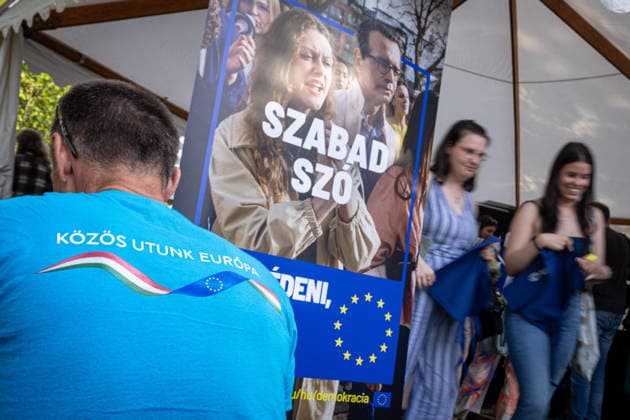 May 10, 2026, Budapest, Hungary: Europe Day festival at Liberty Square in Budapest commemorating the anniversary of Hungary joining the European Union. The event combines education for children with activities for youth and artistic programs for residents. Budapest Hungary - ZUMAl194 20260510_zip_l194_006 Copyright: xMarekxLadzinskix