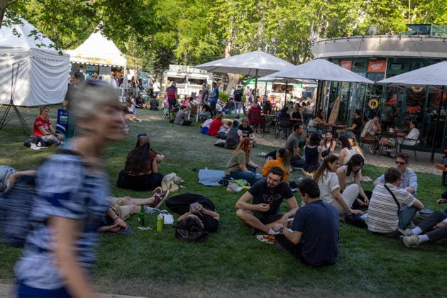 May 10, 2026, Budapest, Hungary: Europe Day festival at Liberty Square in Budapest commemorating the anniversary of Hungary joining the European Union. The event combines education for children with activities for youth and artistic programs for residents. Budapest Hungary  - ZUMAl194 20260510_zip_l194_009 Copyright: xMarekxLadzinskix