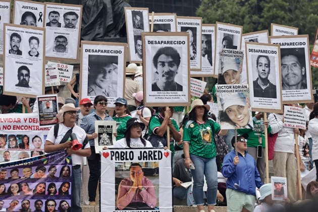 May 10, 2026, Mexico City, Cdmx, Mexico: Thousands of mothers of victims of enforced and collective disappearances from across Mexico marched along Paseo de la Reforma Avenue toward the Angel of Independence monument to demand answers from Claudia Sheinbaum s government regarding the lack of progress in finding their children. They stated that the resources used to accommodate tourists for the 2026 FIFA World Cup should be used to search for the more than 133,000 victims of this crime. The mothers of the disappeared demanded that the government accept international aid due to the crisis the country faces as a result of the ongoing crime, the failure to find those responsible, the lack of searches for their children, and the failure to prior - ZUMAp204 20260510_zip_p204_041 Copyright: xJosuexPerezx