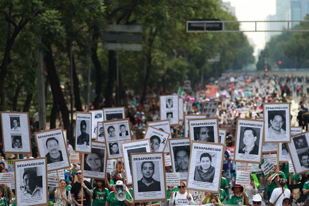 March of National Dignity in Mexico City MEXICO CITY, MEXICO - MAY 10: Relatives of missing persons and activists take part in the March of National Dignity, on Reforma avenue, in Mexico City, Mexico, on May 10, 2026. Framed by the World Cup year, mothers of missing persons held a march on Mother s Day to raise awareness about the crisis of disappearances in Mexico and to demand justice under the slogan the mothers will reach the final while the number of missing persons in the country exceeds 130,000. Daniel Cardenas Anadolu Mexico City Mexico. Editorial use only. Please get in touch for any other usage.  Copyright: x2026xAnadoluxDanielxCardenasx
