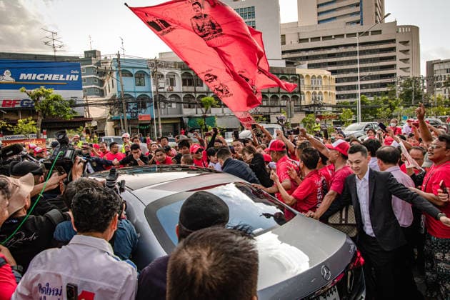 May 11, 2026, Bangkok, Bangkok, Thailand: MayÃ¢â‚¬¹ 11.2026,Bangkok,Thailand,Supporters of Thailand s former prime minister Thaksin Shinawatra await his release from Klong Prem Central Prison in Bangkok, Thailand,.Thaksin Shinawatra walked out of a Bangkok prison to the cheers of loyal supportersÃ¢ Bangkok Thailand  - ZUMAw215 20260511_zip_w215_005 Copyright: xWissarutxWeerasoponx