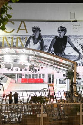 Illustration of the Palais des Festivals featuring the poster for the 79th Cannes International Film Festival on 10 May 2026 The Cannes Film Festival will take place from 12 to 23 May 2026 Lionel Urman Bestimage An illustration of the Palais des Festivals featuring the poster for the 79th Cannes International Film Festival on 10 May 2026 The Cannes Film Festival will take place from 12 to 23 May 2026 Cannes France  Copyright: xLIONELxURMANxx xBESTIMAGExLIONELxURMANxx xBESTIMAGEx