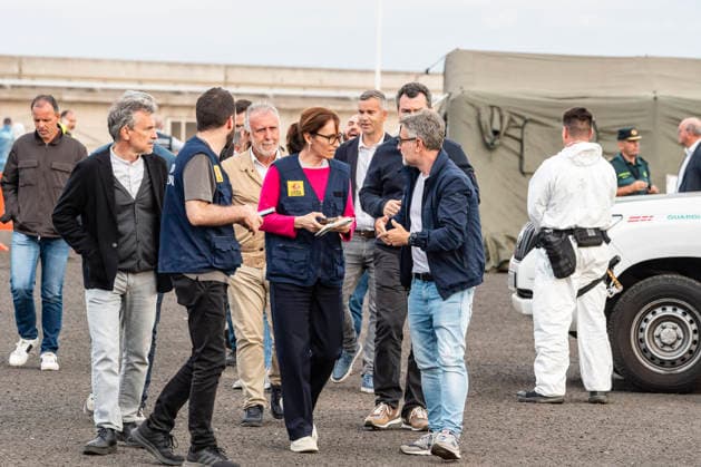Health concludes that the MV Hondius will be able to sail late tomorrow afternoon after concluding the repatriations The Minister of Health, Monica Garcia c attends the media in the port of Granadilla, on May 10, 2026, in Granadilla de Abona, Tenerife, Canary Islands Spain Monica Garcia has assured this Sunday that the ship affected by the outbreak of hantavirus, the MV Hondius, The last ones to disembark from the ship this Sunday have been the group of North Americans, and so far, 94 people of 19 different nationalities have disembarked from the cruise ship 10 MAY 2026 Europa Press Canarias 10 05 2026 Granadilla de Abona, Tenerife I Granadilla de Abona, Tenerife I Espana Copyright: xEuropaxPressxCanariasx 7513689
