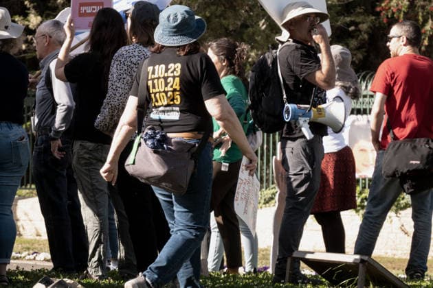 May 11, 2026, Jerusalem, Israel: Protesters gather at the entrance to the Knesset as the Israeli parliament reconvenes after a six week spring recess. Demonstrators hold enlarged placards depicting victims of the October 7, 2023, massacre, which claimed approximately 1,200 lives, and the 46 hostages taken alive and subsequently murdered or found dead in Hamas captivity. The rally demands a judiciary appointed independent national committee of inquiry into government negligence, which protesters claim led to the initial security failure and the deaths of over 1,150 Israeli security personnel in the ensuing battles. With the current governmentÃ¢â‚¬â ¢s mandate potentially lasting until October 2026, the group is calling for immediate accounta - ZUMAa126 20260511_zap_a126_011 Copyright: xNirxAlonx