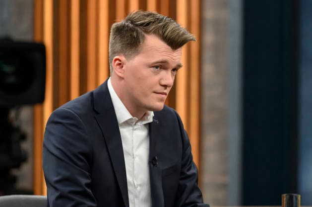 in the picture from l Luca Piwodda, Mayor Gartz Oder , Party of Progress PdF, GER, Berlin, Studio, guest of Caren Miosga, Polittalk, TV, format, recording, Das Erste, recorded, from Adlershof at Studio 20, topic How does the SPD want to regain trust, Ms. Schwesig 10 05 2026 Copyright: HMBxMedia UwexKoch