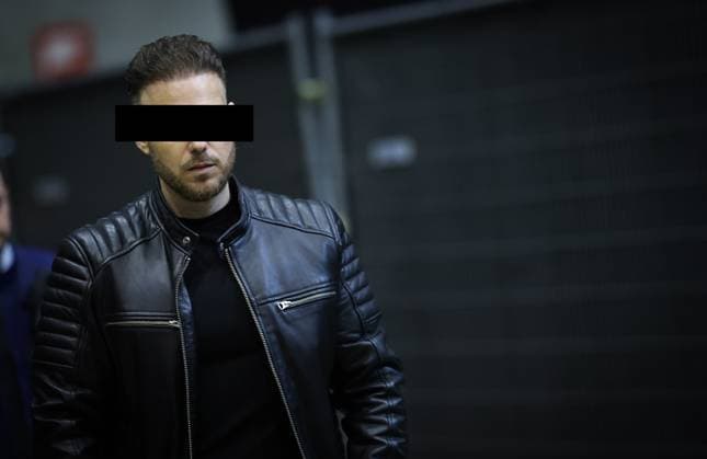 The accused Paolo Falzone arrives for the trial of P. and A. Falzone, at the Court of Appeal of Mons, on Monday 11 May 2026. The trial of the two men concerns the 2022 tragedy in Strepy-Bracquegnies, where a car plowed into a carnival parade around 5:00. Six people died at the scene, and a seventh months later in the hospital. P. Falzone is charged with seven murder and 81 attempted murder. A. Falzone with failure to render aid to a person in danger.  VIRGINIExLEFOUR 173474537
