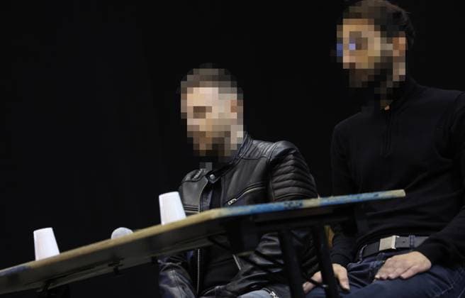 Accused Paolo Falzone and Antonino Falzone pictured during and the trial of P. and A. Falzone, at the Court of Appeal of Mons, on Monday 11 May 2026. The trial of the two men concerns the 2022 tragedy in Strepy-Bracquegnies, where a car plowed into a carnival parade around 5:00. Six people died at the scene, and a seventh months later in the hospital. P. Falzone is charged with seven murder and 81 attempted murder. A. Falzone with failure to render aid to a person in danger.  VIRGINIExLEFOUR 173474580