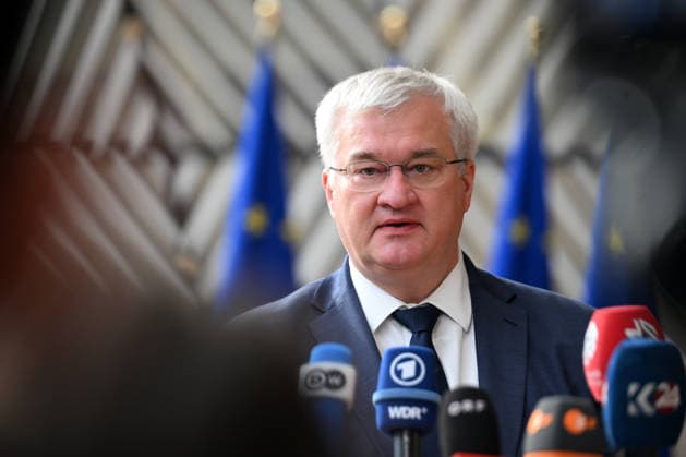 Foreign Affairs Council in Brussels BRUSSELS, BELGIUM - MAY 11: Ukrainian Foreign Minister Andrii Sybiha speaks to press ahead of Foreign Affairs Council which will focus on Western Balkans, Ukraine and Syria, in Brussels, Belgium on May 11, 2026. Dursun Aydemir Anadolu Brussels Belgium. Editorial use only. Please get in touch for any other usage.  Copyright: x2026xAnadoluxDursunxAydemirx