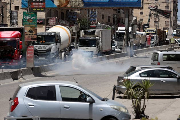 Palestinian man killed after Israeli police opened fire in Jerusalem JERUSALEM - MAY 11: Israeli police close the street to traffic and implement security measures following a Palestinian is killed by police gunfire in Kalandia, Jerusalem on May 11, 2026. Issam Rimawi Anadolu Jerusalem Israel. Editorial use only. Please get in touch for any other usage.  Copyright: x2026xAnadoluxIssamxRimawix