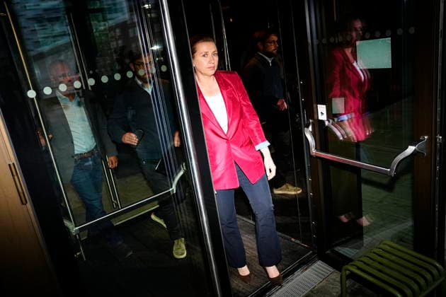 Denmark government negotiations Acting Danish Prime Minister Mette Frederiksen arrives for a meeting with appointed royal investigator Troels Lund Poulsen on negotiations to form a government, in Copenhagen, Denmark, Monday, May 11, 2026 Photo Mads Claus Rasmussen Scanpix 2026 , Copenhagen Denmark  Copyright: MadsxClausxRasmussenx spdk20260511-140250-L
