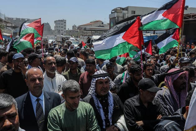 Palestinians attend the National Return Festival held within the 78th anniversary of the Nakba KHAN YUNIS, GAZA, PALESTINE - MAY 11: Palestinians gather to attend the ‘National Return Festival’ organized by the Department of Refugee Affairs affiliated with the Palestine Liberation Organization to commemorate the 78th anniversary of the Nakba in Khan Yunis, Gaza, Palestine on May 11, 2026. Abed Rahim Khatib Anadolu Khan Yunis Gaza. Editorial use only. Please get in touch for any other usage.  Copyright: x2026xAnadoluxAbedxRahimxKhatibx