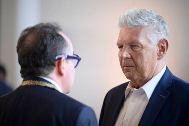f l Clemens Baumgärtner and Dieter Reiter Festive inaugural meeting of the City Council of the City of Munich for the 2026 to 2032 term of office in the ballroom of the old City Hall, Munich 11 05 2026