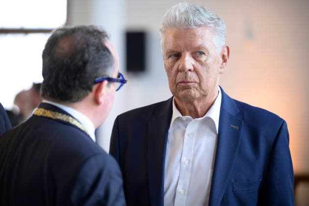 f l Clemens Baumgärtner and Dieter Reiter Festive inaugural meeting of the City Council of the City of Munich for the 2026 to 2032 term of office in the ballroom of the old City Hall, Munich 11 05 2026