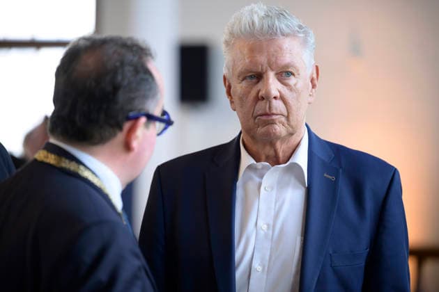 f l Clemens Baumgärtner and Dieter Reiter Festive inaugural meeting of the City Council of the City of Munich for the 2026 to 2032 term of office in the ballroom of the old City Hall, Munich 11 05 2026