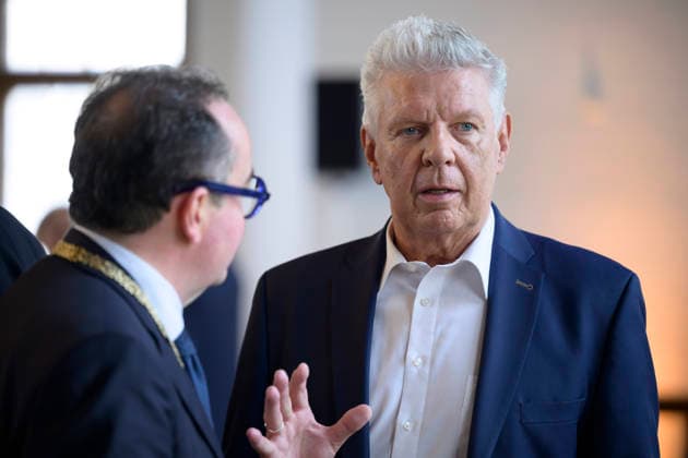 f l Clemens Baumgärtner and Dieter Reiter Festive inaugural meeting of the City Council of the City of Munich for the 2026 to 2032 term of office in the ballroom of the old City Hall, Munich 11 05 2026