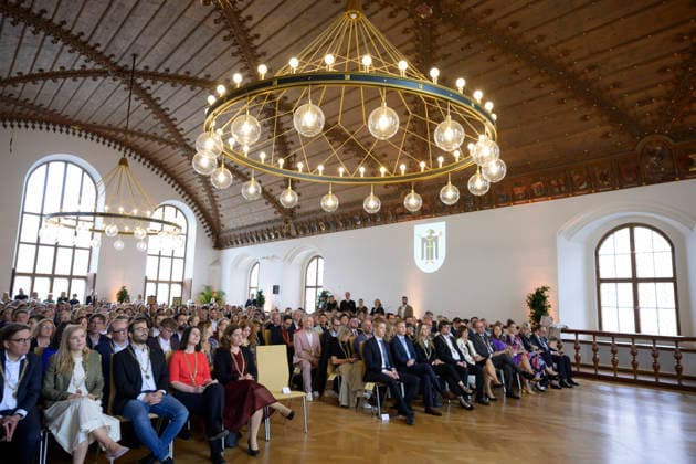 Festive inaugural meeting of the City Council of the City of Munich term of office 2026 to 2032 in the ballroom of the old City Hall, Munich 11 05 2026