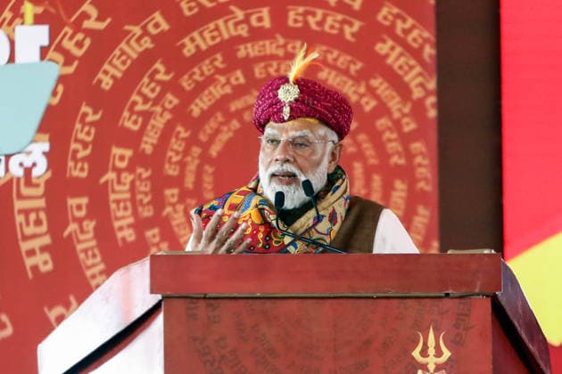 PM Modi addresses a public meeting, celebrating 75 years of the Somnath Temple Amrut Mahotsav Gir Somnath, May 11 (ANI): Prime Minister Narendra Modi addresses a public meeting, celebrating 75 years of the Somnath Temple Amrut Mahotsav, in Gir Somnath on Monday. Gir Somnath Gujarat India Copyright: xANIx ANI_20260511245