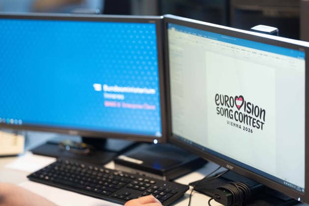 20260511 Lokalaugenschein im ESC-Einsatzstab der Landespolizeidirektion Wien WIEN, OESTERREICH - MAI 11: Einsatzstabbeim Lokalaugenschein - im ESC-Einsatzstab der Landespolizeidirektion Wien in der Landespolizeidirektion Wien am 11. Mai 2026 in Wien, Oesterreich. 260511_SEPA_10_062 Copyright: xMichaelxIndrax SEPAxMedia