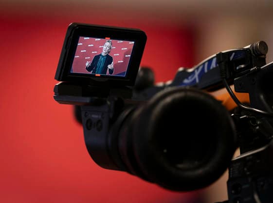 Ines Schwerdtner, Chairwoman of the Left Party, at a press conference in Berlin, 11 05 2026 Berlin Germany Copyright: xYonaxElsnerx
