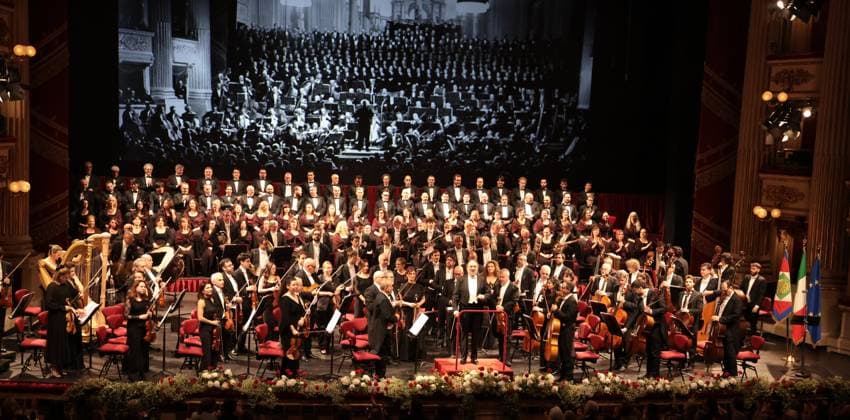 May 11, 2026, Milan, Rome, Italy: Maestro Riccardo Chally conducts the concert for the eightieth anniversary of the reopening of Teatro alla Scala, Milan, May 11, 2026 Milan Italy  - ZUMAa289 20260511_zia_a289_086 Copyright: xBresciaxExAmisano UfficioxStampax