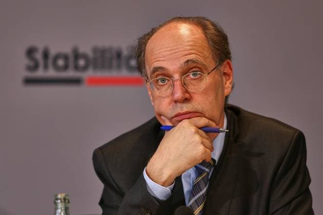 Berlin, Germany, 11 05 2026 Bundesrat Press conference on the 35th meeting of the Stability Council Thiess Büttner, Chairman of the Independent Advisory Board of the Stability Council Copyright: xdtsxNachrichtenagenturx dts_118630