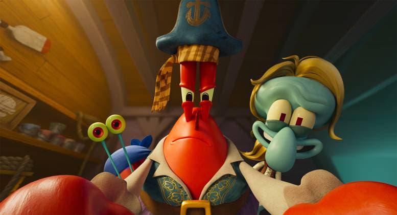 THE SPONGEBOB MOVIE: SEARCH FOR SQUAREPANTS, from left: Gary (voice: Tom Kenny), Mr. Krabs (voice: Clancy Brown), Squidward (voice: Rodger Bumpass), 2025. Paramount Pictures Courtesy Everett CollectionMCDSPMO PA016 PUBLICATIONXNOTxINxCANxCHNxFRAxITAxJPNxNORxPOLxRUSxESPxUKxUSA Copyright: xx MCDSPMO PA016 MCDSPMO_PA016_H