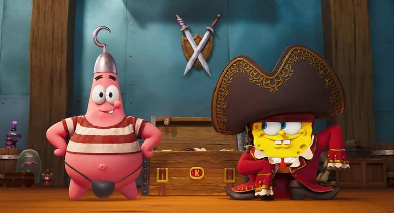 THE SPONGEBOB MOVIE: SEARCH FOR SQUAREPANTS, from left: Patrick Star (voice: Bill Fagerbakke), SpongeBob SquarePants (voice: Tom Kenny), 2025. Paramount Pictures Courtesy Everett CollectionMCDSPMO PA019 PUBLICATIONXNOTxINxCANxCHNxFRAxITAxJPNxNORxPOLxRUSxESPxUKxUSA Copyright: xx MCDSPMO PA019 MCDSPMO_PA019_H