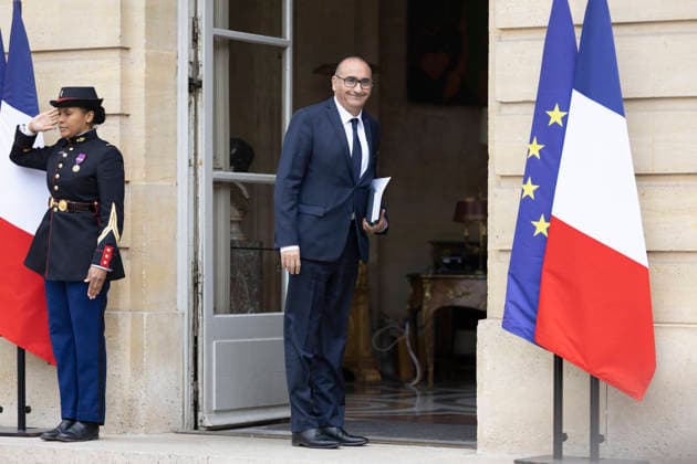Ministerial Meeting on Hantavirus at Matignon - Paris Laurent Nunez, the Home Secretary, arrives at the Hotel de Matignon for a briefing on the hantavirus in Paris on 11 May 2026. Photos by Jeremy Paoloni ABACAPRESS.COM Paris France  Copyright: xPaolonixJeremy ABACAx