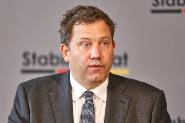 Berlin, Germany, 11 05 2026 Bundesrat Press conference on the 35th meeting of the Stability Council Federal Minister of Finance Lars Klingbeil SPD Copyright: xdtsxNachrichtenagenturx dts_118660