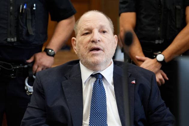 Former Hollywood film producer Harvey Weinstein appears in Manhattan Supreme Court for his retrial on Monday, May 11, 2026 in New York City. Pool  NYX20260511804 SethxWenig