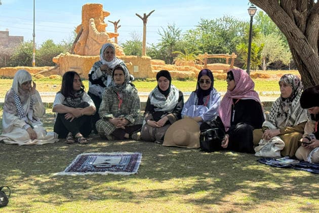 International activists gather in Libya ahead of Global Sumud Flotilla TRIPOLI, LIBYA - MAY 11: Activists from 30 countries gather in Zawiya, ahead of the departure of the Global Sumud Flotilla aimed at breaking the Israeli policy on Gaza by land, in Tripoli, Libya, on May 11, 2026. Participants from Algeria, Tunisia, Morocco, Mauritania, Turkiye, Indonesia, China, the United States, Germany, Spain, Italy and the United Kingdom continue preparations before heading toward Gaza from the city located west of Tripoli. Muhammed Semiz Anadolu Tripoli Libya. Editorial use only. Please get in touch for any other usage.  Copyright: x2026xAnadoluxMuhammedxSemizx