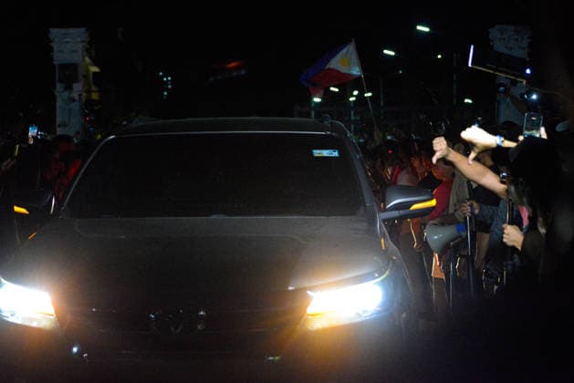 May 11, 2026, Bacoor, Cavite, Philippines: Philippine War on Drugs enforcer and Senator Ronald Bato De la Rosa hides in Senate building to evade ICC arrest warrant issued on May 11, 2026, in Manila.....ICC confirmed the warrant that day, prompting De la Rosa to flee into the Senate building in Manila, triggering a lockdown under Senate protection. Bacoor Philippines - ZUMAm340 20260511_zip_m340_005 Copyright: xZedrichxXylakxMadridx