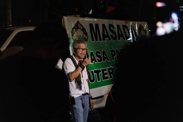 May 11, 2026, Bacoor, Cavite, Philippines: Philippine War on Drugs enforcer and Senator Ronald Bato De la Rosa hides in Senate building to evade ICC arrest warrant issued on May 11, 2026, in Manila.....ICC confirmed the warrant that day, prompting De la Rosa to flee into the Senate building in Manila, triggering a lockdown under Senate protection. Bacoor Philippines  - ZUMAm340 20260511_zip_m340_009 Copyright: xZedrichxXylakxMadridx