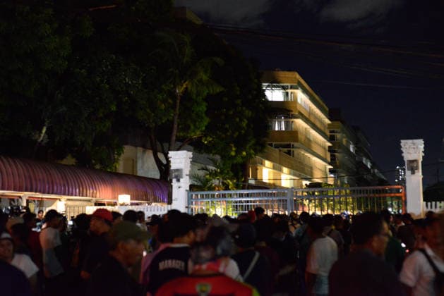 May 11, 2026, Bacoor, Cavite, Philippines: Philippine War on Drugs enforcer and Senator Ronald Bato De la Rosa hides in Senate building to evade ICC arrest warrant issued on May 11, 2026, in Manila.....ICC confirmed the warrant that day, prompting De la Rosa to flee into the Senate building in Manila, triggering a lockdown under Senate protection. Bacoor Philippines - ZUMAm340 20260511_zip_m340_006 Copyright: xZedrichxXylakxMadridx