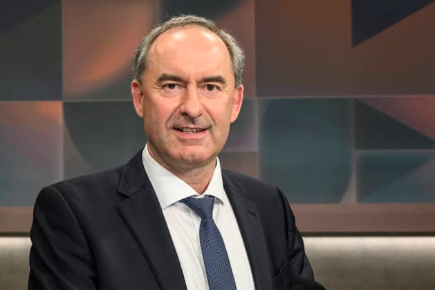 in the picture from l Hubert Aiwanger Free Voters Deputy Bavarian Minister President, GER, Berlin, hart aber fair Polittalk, TV, format, with presenter Louis Klamroth, Das Erste, The topic More than music How political is the ESC 11 05 2026, Copyright: HMBxMedia UwexKoch