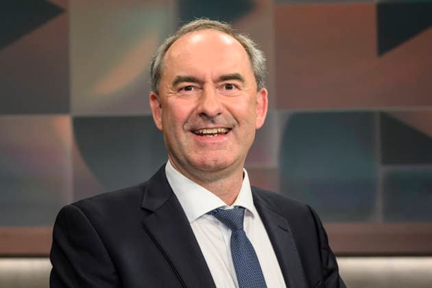 in the picture from l Hubert Aiwanger Free Voters Deputy Bavarian Minister President, GER, Berlin, hart aber fair Polittalk, TV, format, with presenter Louis Klamroth, Das Erste, The topic More than music How political is the ESC 11 05 2026, Copyright: HMBxMedia UwexKoch