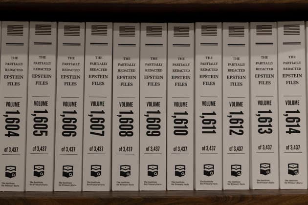 May 11, 2026, New York, New York, USA: The Donald J. Trump and Jeffrey Epstein Memorial Reading Room holds 3,437 volumes of the released and partially redacted Epstein files and visitors may access the Tribeca, Manhattan installation by appointment. Organizers state that the intention of The Reading Room is to keep public attention on the crimes of Epstein and the Epstein class, challenge the Trump administrationÃ¢â‚¬â ¢s attempts to bury them, and to support survivors as they seek justice. Resources for sexual assault survivors are available on site as are a timeline of Epstein and President Trump s relationship, information about contacting the Department of Justice, a place to share reflections and a candlelight tribute. New York USA - ZUMAr174 20260511_znp_r174_002 Copyright: xGinaxMxRandazzox