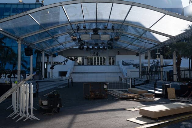Cannes - Preparations General views of preparations on the Croisette during the 79th annual Cannes Film Festival on May 11, 2026 in Cannes, France. Photo by LounisPhotography ABACAPRESS.COM Cannes France  Copyright: xLounisPhotography ABACAx