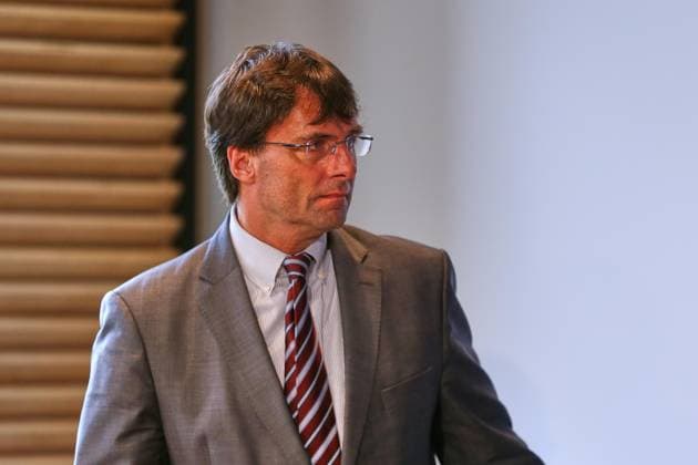Berlin, Germany, 11 05 2026 Bundesrat Press conference on the 35th meeting of the Stability Council NRW Finance Minister Marcus Optendrenk CDU Copyright: xdtsxNachrichtenagenturx dts_118616