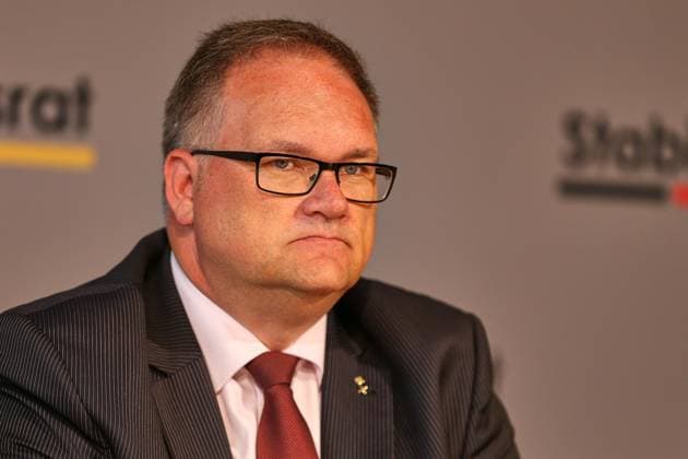 Berlin, Germany, 11 05 2026 Bundesrat Press conference on the 35th meeting of the Stability Council Bremens Finance Senator Björn Fecker Greens Copyright: xdtsxNachrichtenagenturx dts_118635
