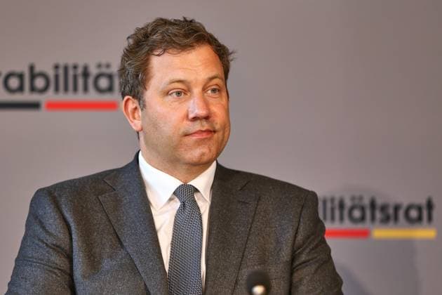 Berlin, Germany, 11 05 2026 Bundesrat Press conference on the 35th meeting of the Stability Council Federal Minister of Finance Lars Klingbeil SPD Copyright: xdtsxNachrichtenagenturx dts_118638