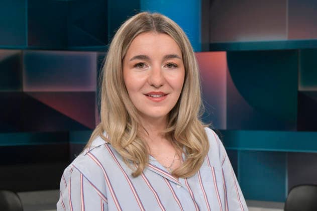 Carolin Worbs on the ARD talk show hart aber fair in Studio Adlershof Berlin, 11 05 2026 Foto:xM.xBehrensx xFuturexImagex hart_fair1105_6522
