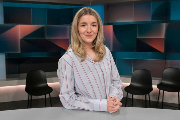 Carolin Worbs on the ARD talk show hart aber fair in Studio Adlershof Berlin, 11 05 2026 Foto:xM.xBehrensx xFuturexImagex hart_fair1105_6523