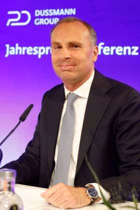 12 05 2026, Wolf Dieter Adlhoch, Chairman of the Executive Board, at the annual press conference of the Dussmann Group in Berlin, Berlin Germany, Germany