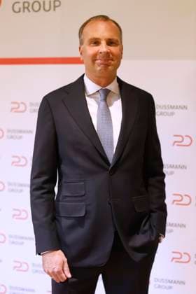 12 05 2026, Wolf Dieter Adlhoch, Chairman of the Executive Board, at the annual press conference of the Dussmann Group in Berlin, Berlin Germany, Germany