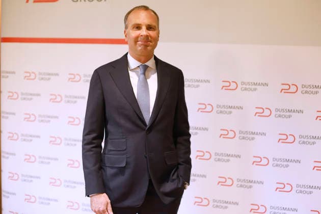12 05 2026, Wolf Dieter Adlhoch, Chairman of the Executive Board, at the annual press conference of the Dussmann Group in Berlin, Berlin Germany, Germany
