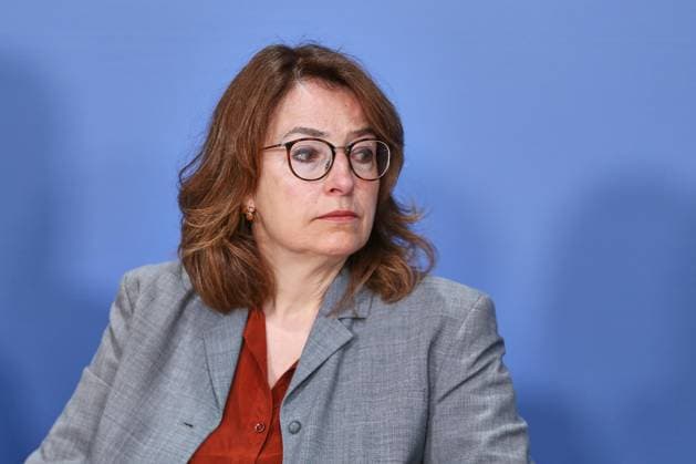 Berlin, Germany, 12 05 2026 House of the Federal Press Conference Press Conference Expert Council on Integration and Migration SVR Presentation of the Annual Report 2026 Sandra Lavenex Copyright: xdtsxNachrichtenagenturx dts_118734