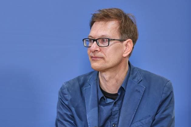 Berlin, Germany, 12 05 2026 Haus der Bundespressekonferenz Press conference Press conference Expert Council on Integration and Migration SVR Presentation of the Annual Report 2026 Panu Poutvaara Copyright: xdtsxNachrichtenagenturx dts_118739
